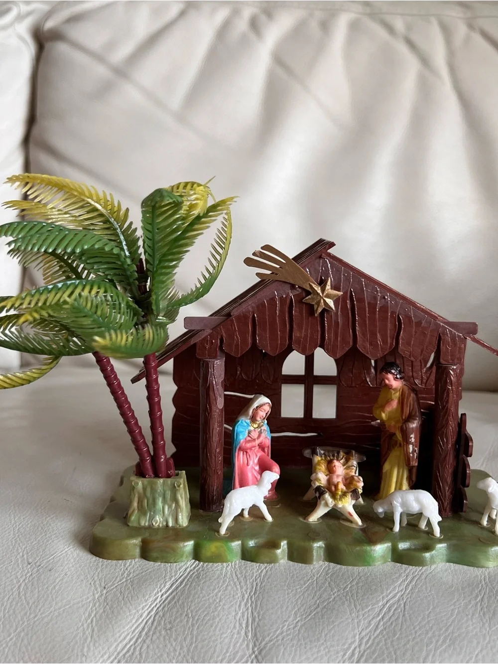 Shiny Brite Nativity Set Vintage